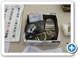 A box of lapidary specimens from Mexico.